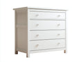 Commode - MDF - 100x45x95 cm - blanc - campagne